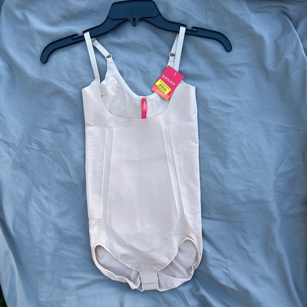 Spanx open-bust panty bodysuit